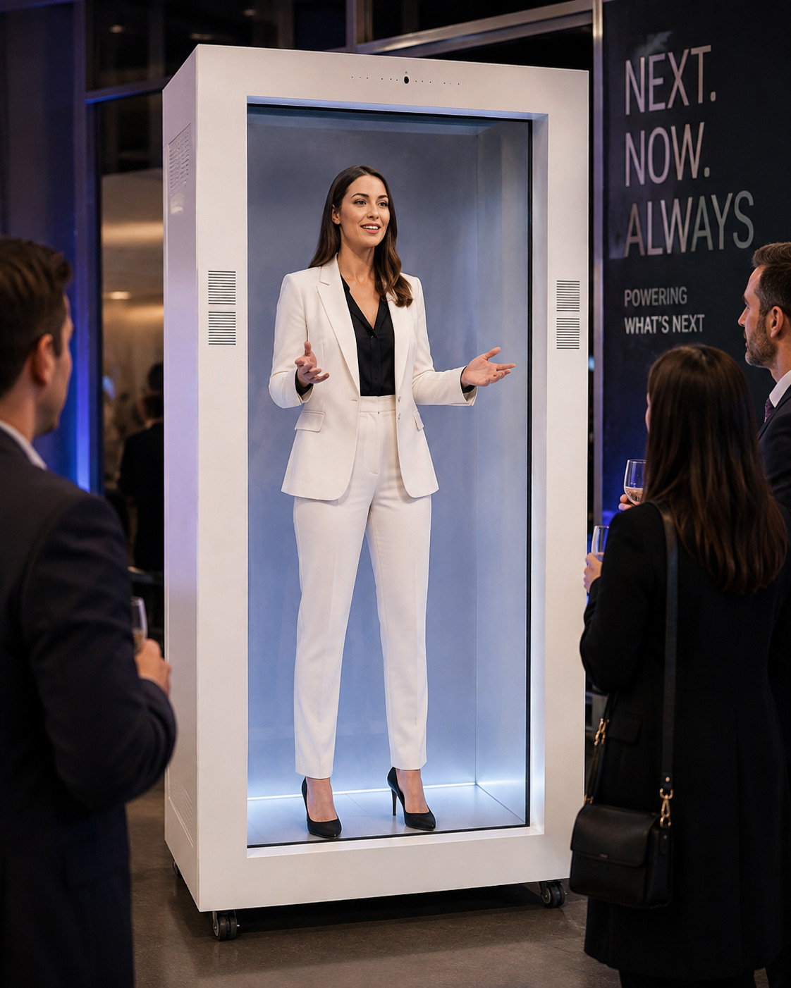 Pre-recorded presenter prepared for Feelspace