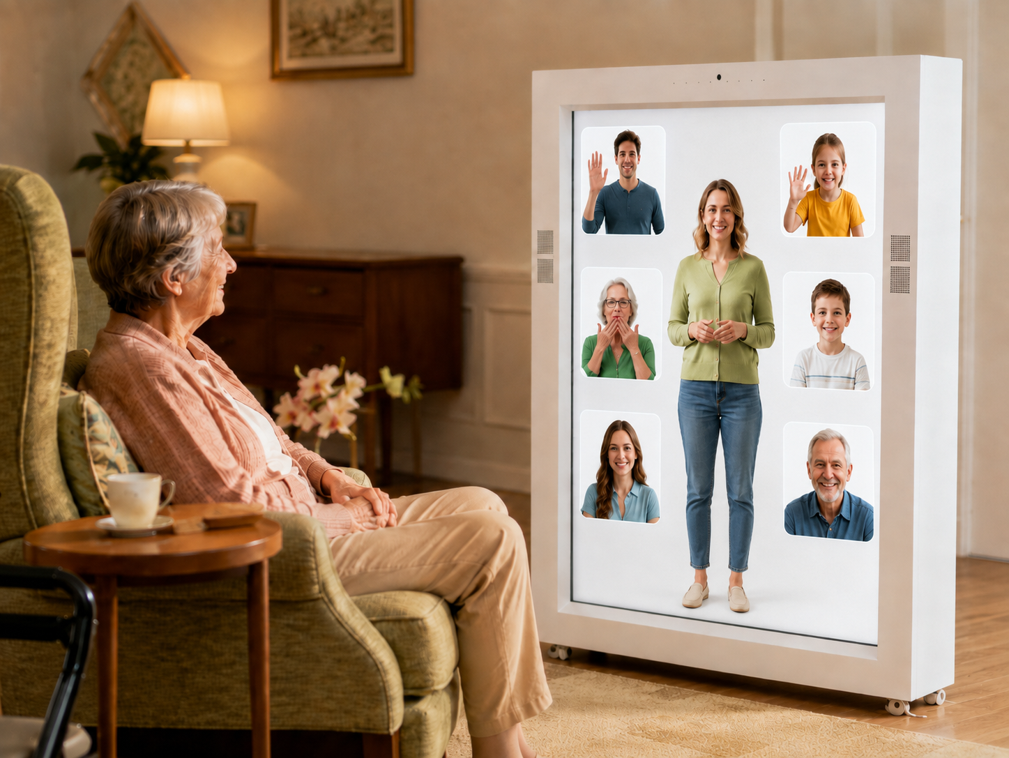 Family Circle hologram connection